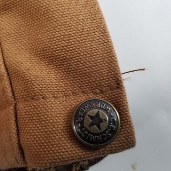 Schmidt 40-42 Overalls Coveralls Insulated Brown Medium short - Picture 7 of 15